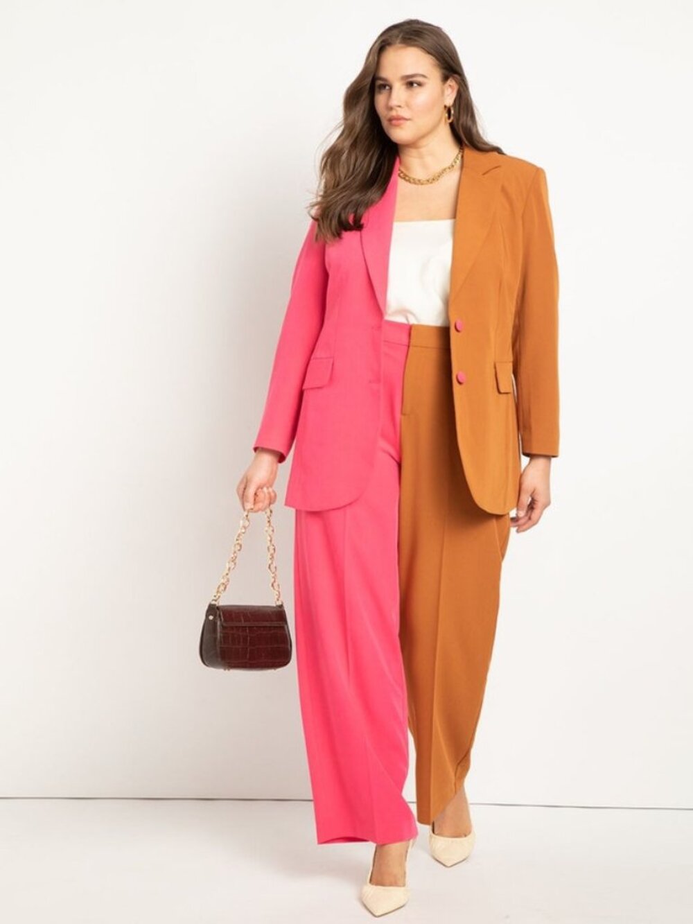 Color block pants by Eloquii